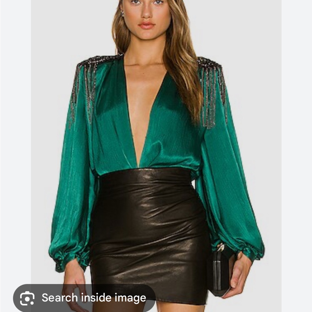 X revolve Carmen bodysuit Bronx and banco bodysuit size L